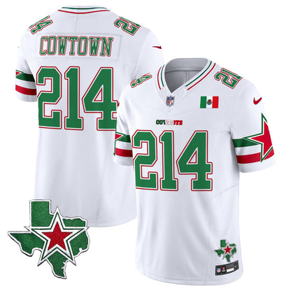 Men's Dallas Cowboys 2025 Mexico Vapor Limited Jersey - All Stitched