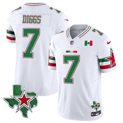 Men's Dallas Cowboys 2025 Mexico Vapor Limited Jersey - All Stitched