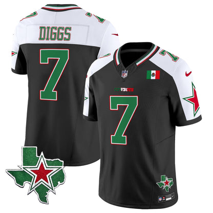 Men's Dallas Cowboys 2025 Mexico Vapor Limited Jersey - All Stitched