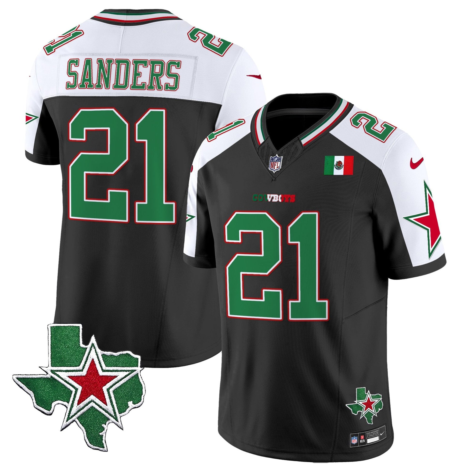 Men's Dallas Cowboys 2025 Mexico Vapor Limited Jersey - All Stitched