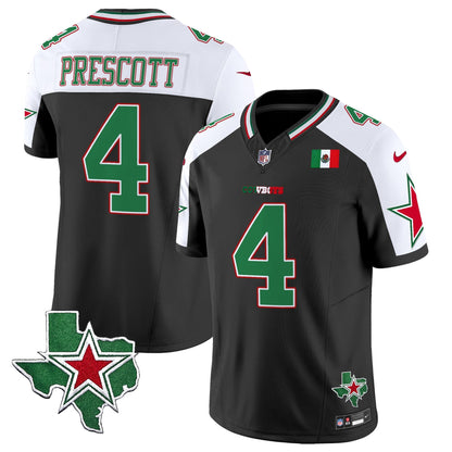 Men's Dallas Cowboys 2025 Mexico Vapor Limited Jersey - All Stitched