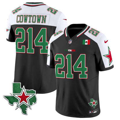Men's Dallas Cowboys 2025 Mexico Vapor Limited Jersey - All Stitched