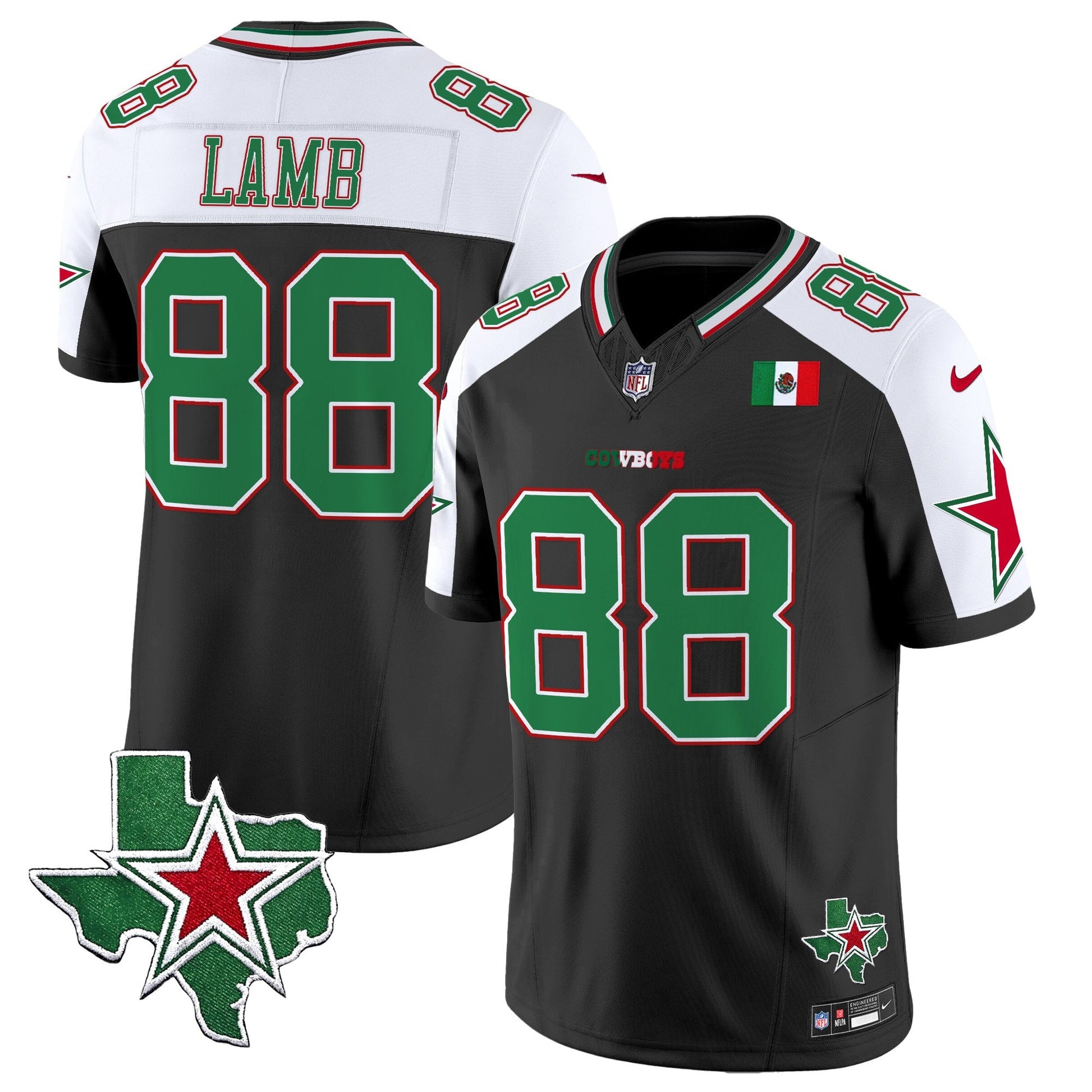 Men's Dallas Cowboys 2025 Mexico Vapor Limited Jersey - All Stitched