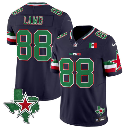 Men's Dallas Cowboys 2025 Mexico Vapor Limited Jersey - All Stitched