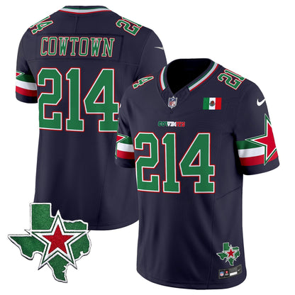 Men's Dallas Cowboys 2025 Mexico Vapor Limited Jersey - All Stitched