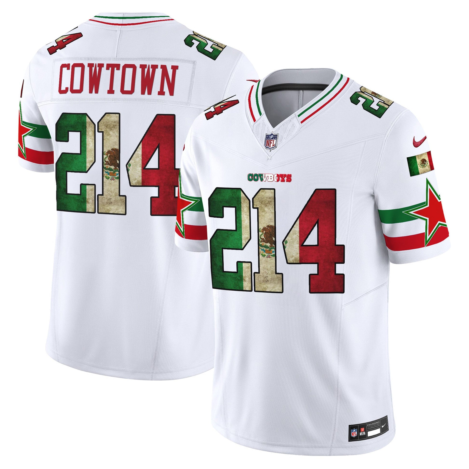 Men's Dallas Cowboys Mexico Vapor Limited Jersey V3 - All Stitched