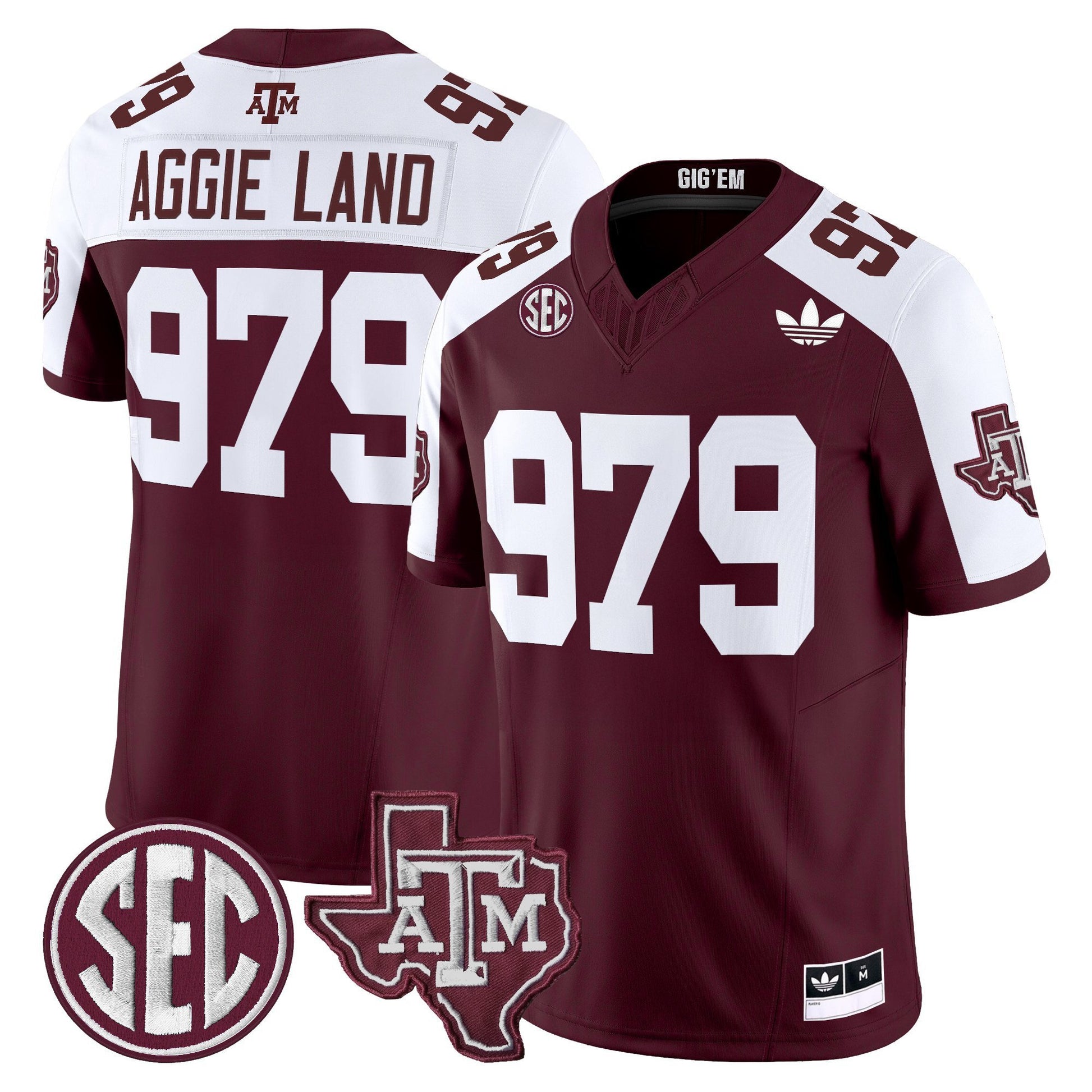 Men's Texas A&M Aggies 2025 Vapor Limited Jersey V2 - All Stitched