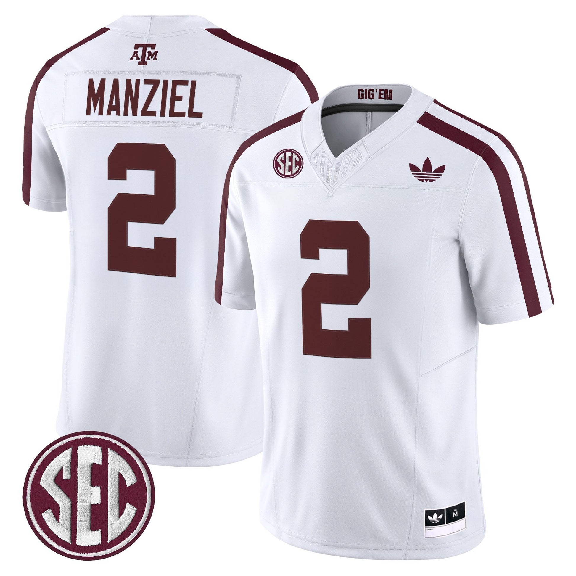Men's Texas A&M Aggies 2025 Vapor Limited Jersey V2 - All Stitched