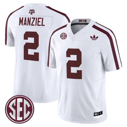 Men's Texas A&M Aggies 2025 Vapor Limited Jersey V2 - All Stitched