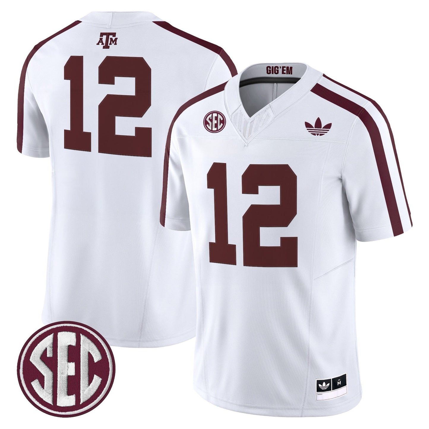 Men's Texas A&M Aggies 2025 Vapor Limited Jersey V2 - All Stitched