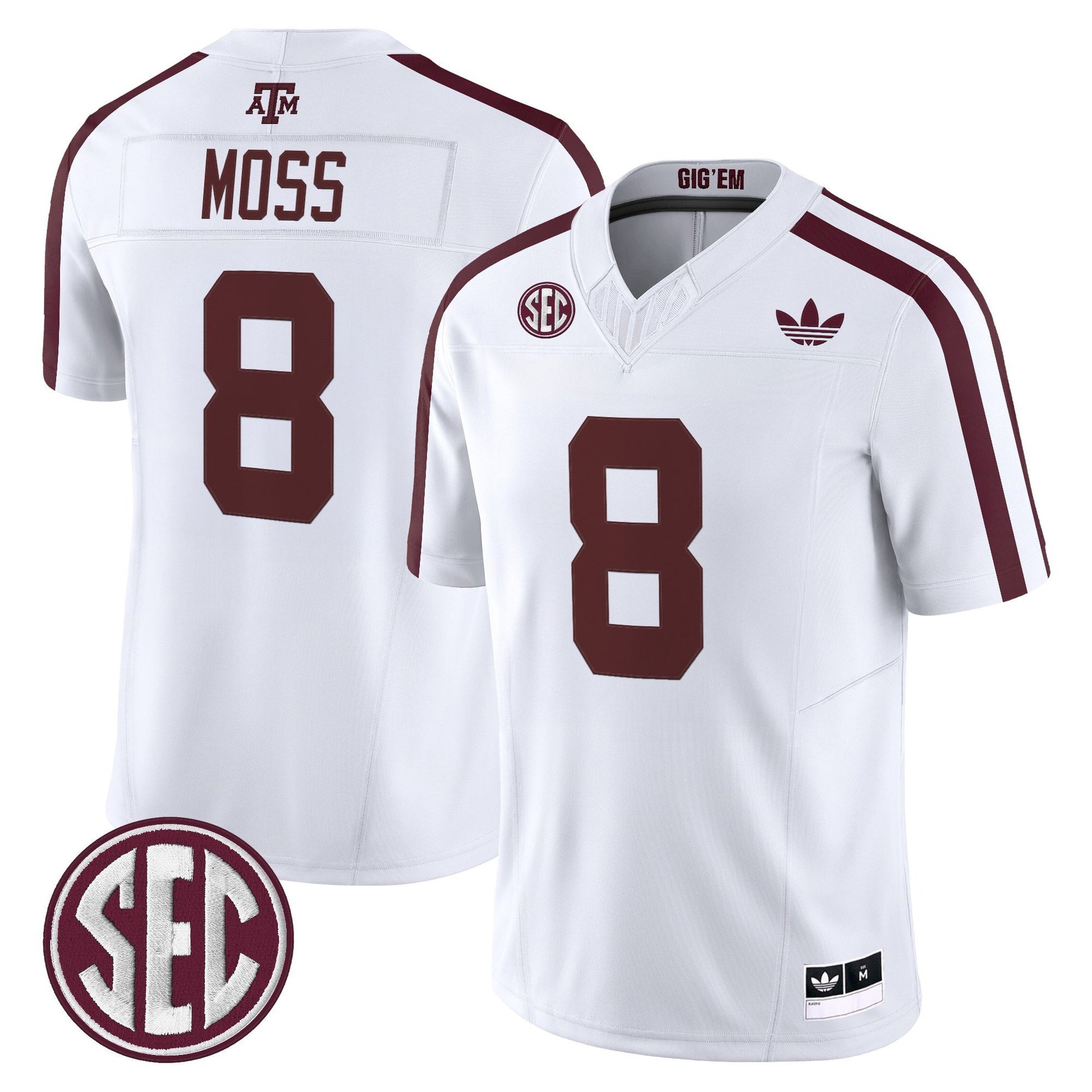 Men's Texas A&M Aggies 2025 Vapor Limited Jersey V2 - All Stitched