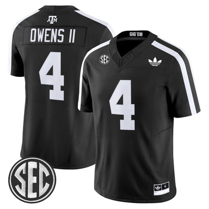 Men's Texas A&M Aggies 2025 Vapor Limited Jersey V2 - All Stitched