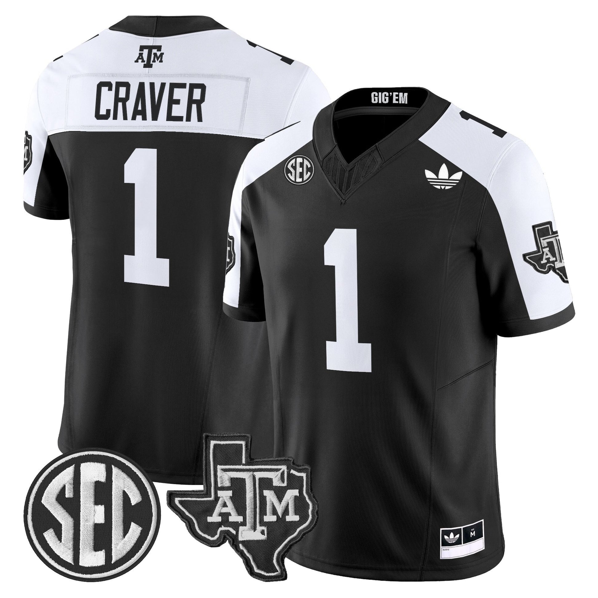 Men's Texas A&M Aggies 2025 Vapor Limited Jersey V2 - All Stitched