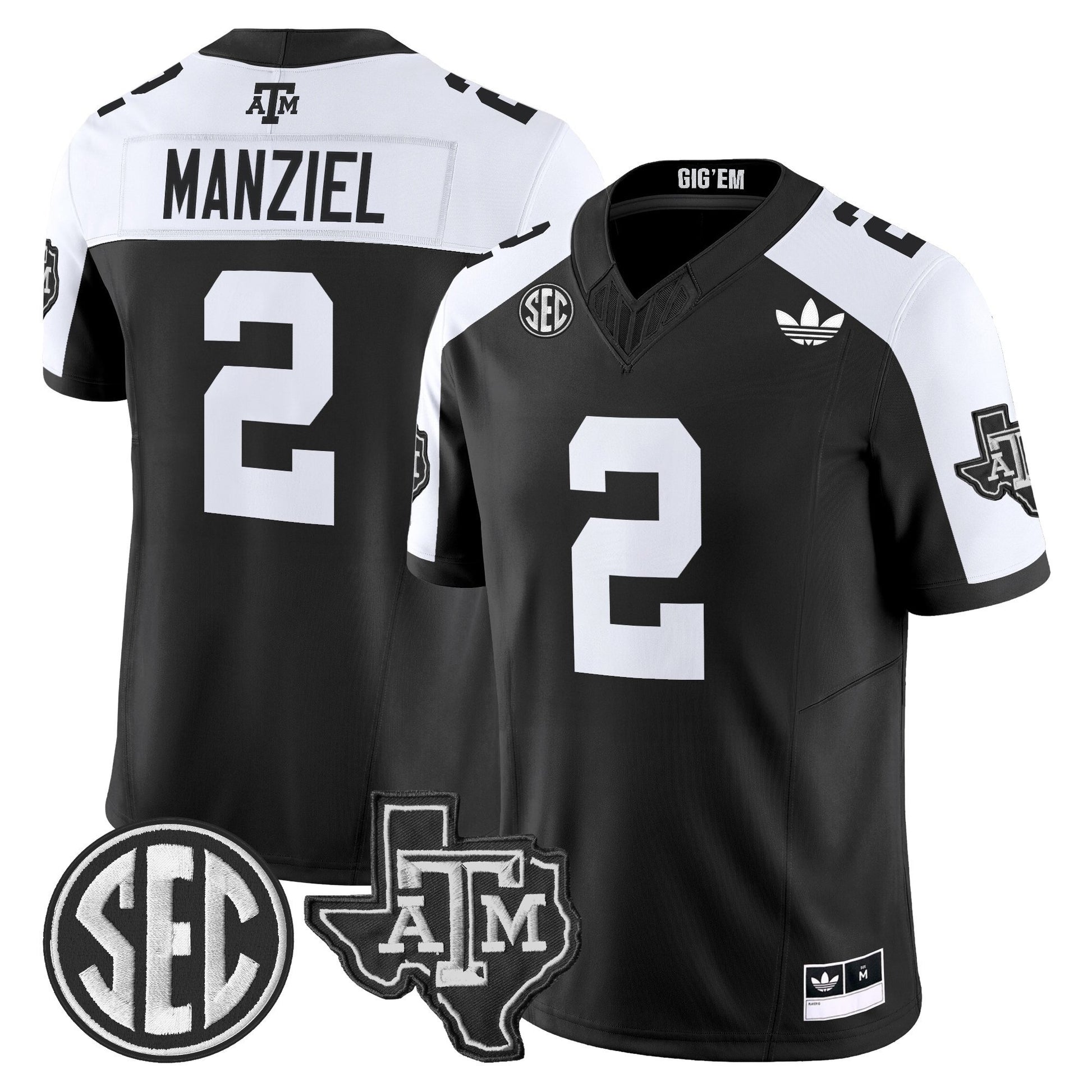 Men's Texas A&M Aggies 2025 Vapor Limited Jersey V2 - All Stitched