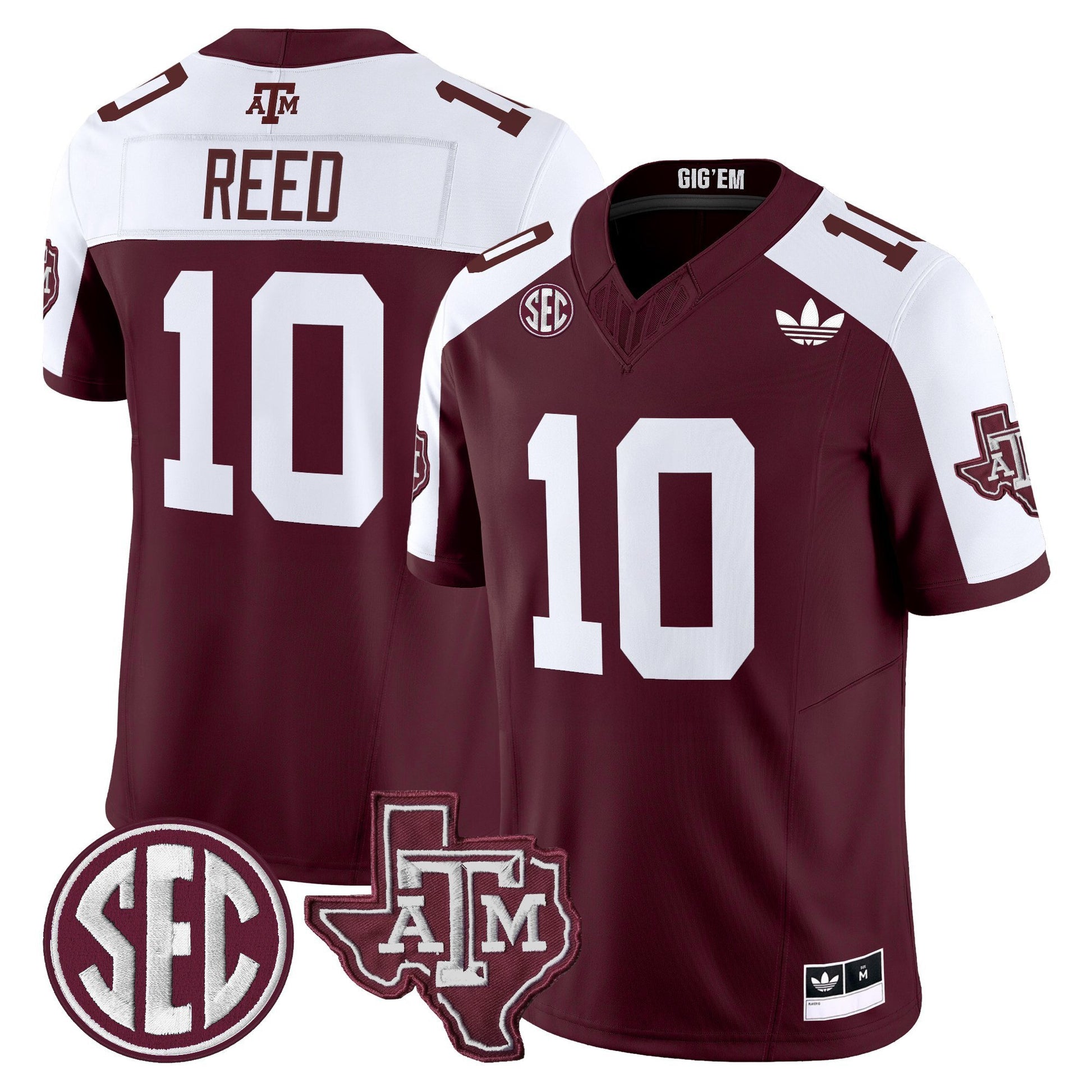 Men's Texas A&M Aggies 2025 Vapor Limited Jersey V2 - All Stitched