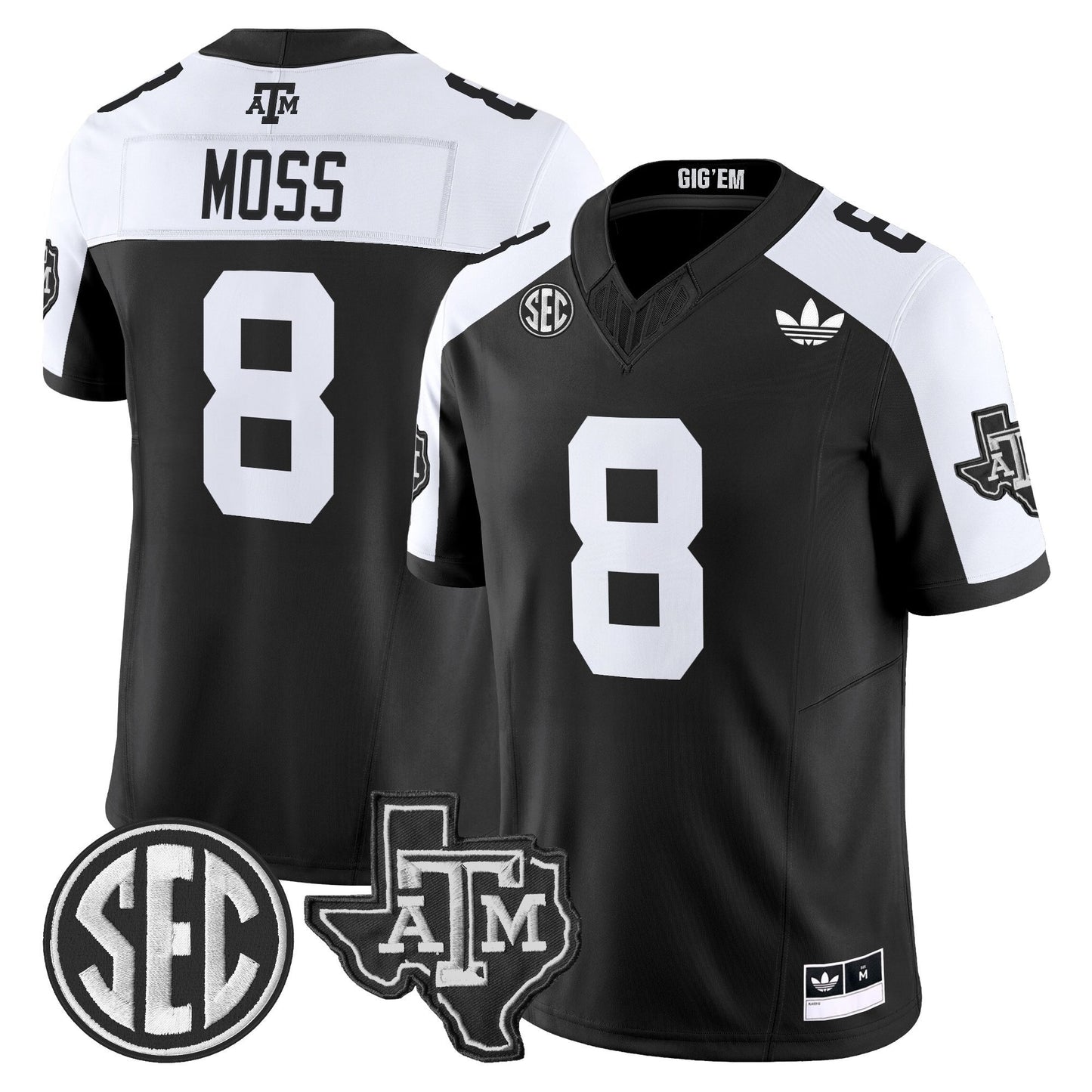 Men's Texas A&M Aggies 2025 Vapor Limited Jersey V2 - All Stitched