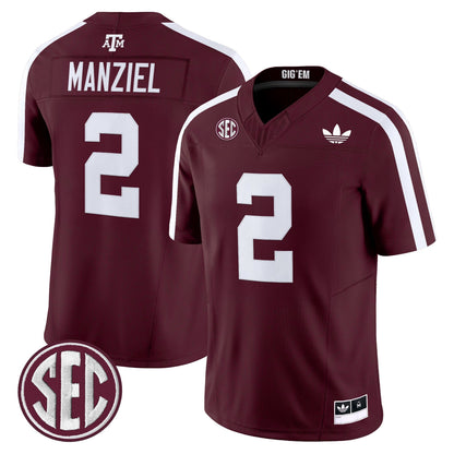 Men's Texas A&M Aggies 2025 Vapor Limited Jersey V2 - All Stitched