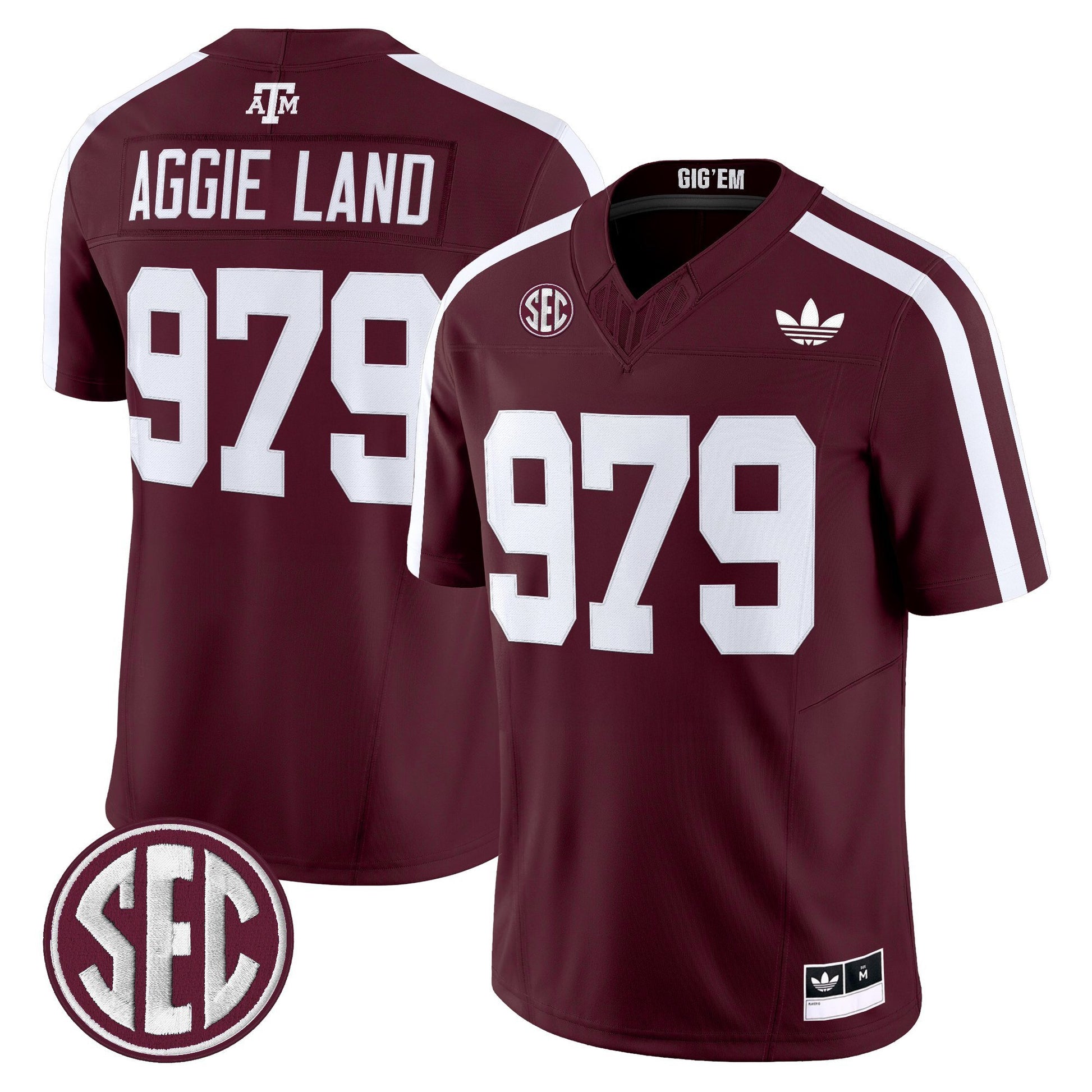 Men's Texas A&M Aggies 2025 Vapor Limited Jersey V2 - All Stitched