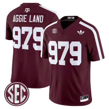 Men's Texas A&M Aggies 2025 Vapor Limited Jersey V2 - All Stitched