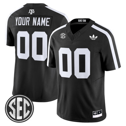 Texas A&M Aggies 2025 Vapor Limited Custom Jersey V2 - All Stitched