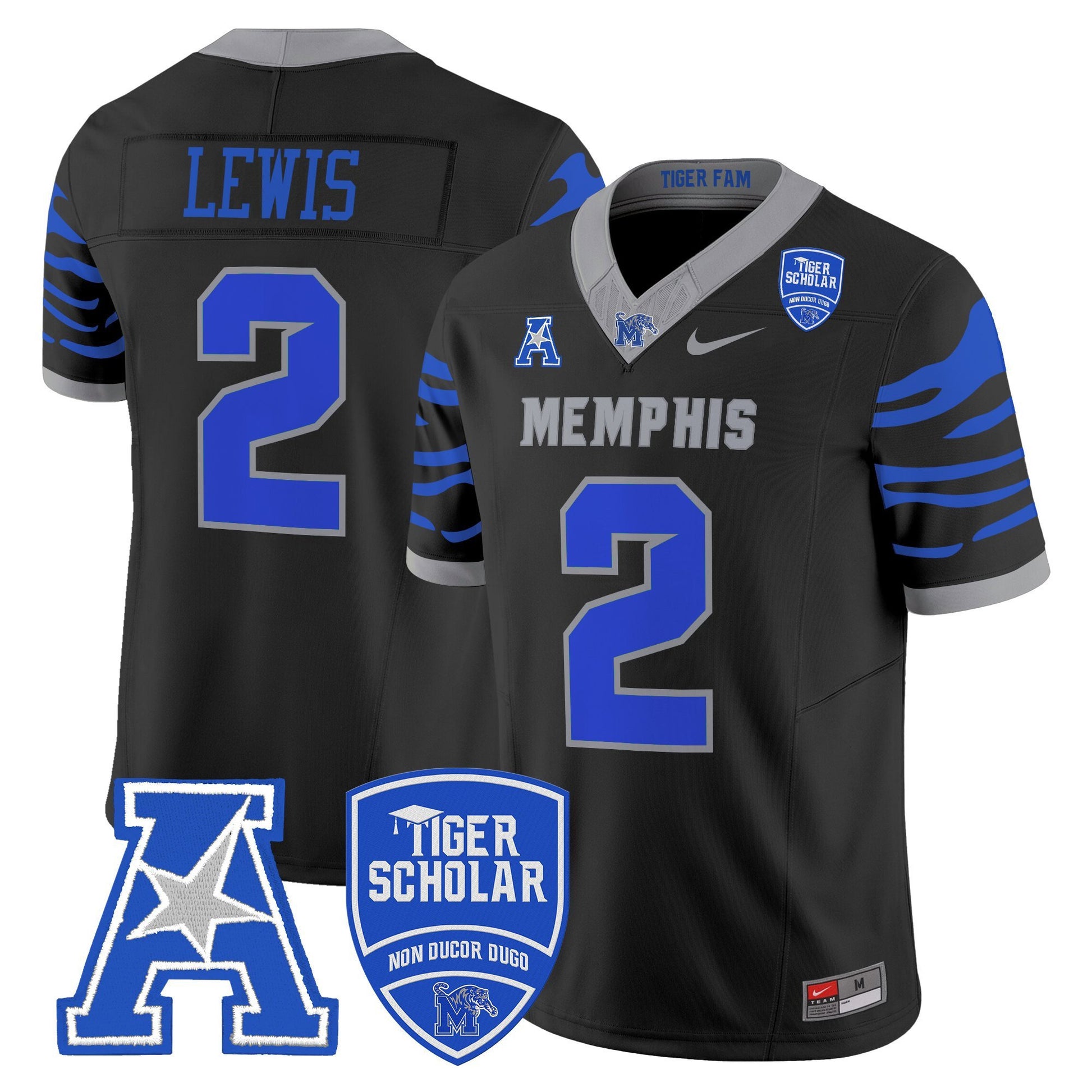 Men's Memphis Tigers 2025 Vapor Limited Jersey - All Stitched