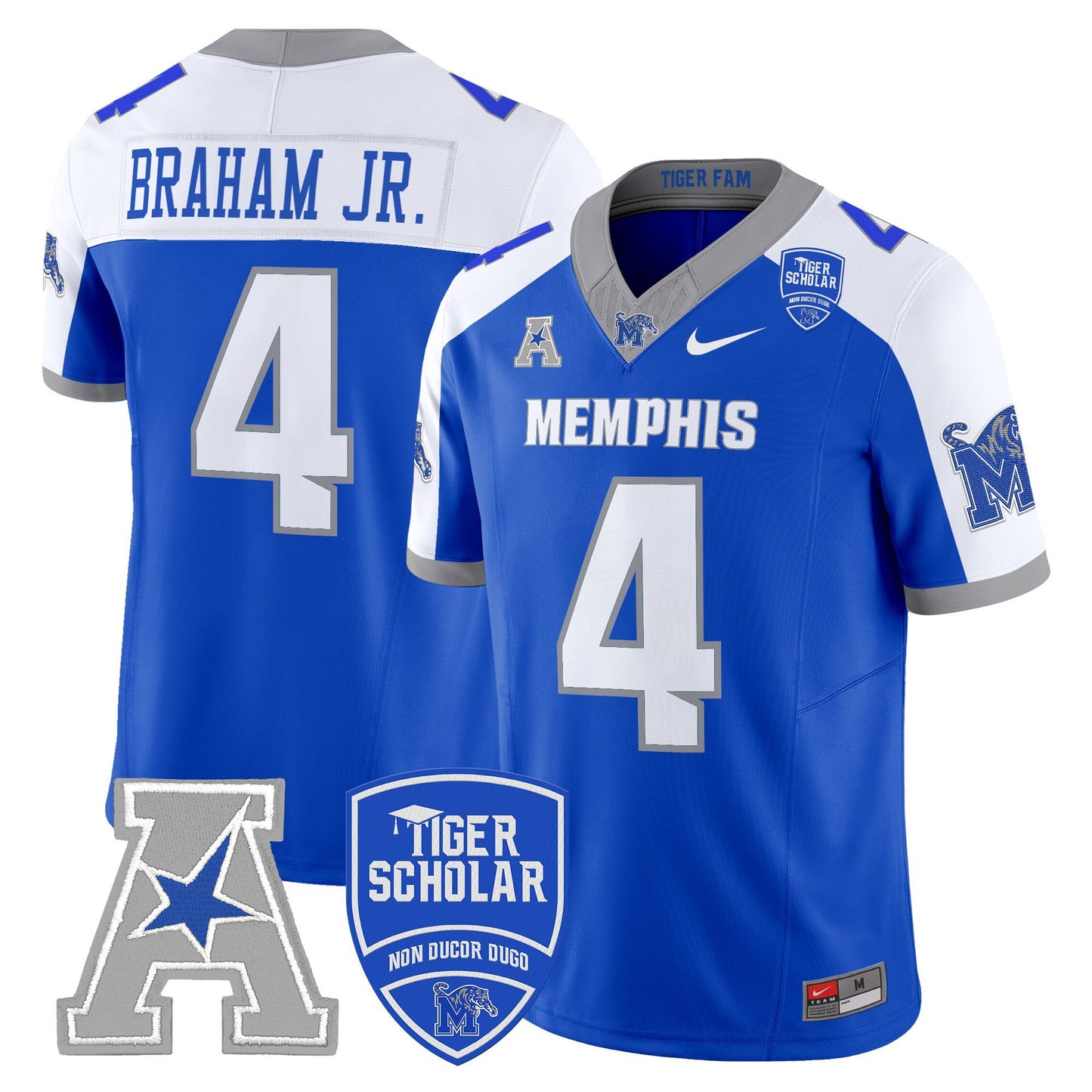Men's Memphis Tigers 2025 Vapor Limited Jersey - All Stitched
