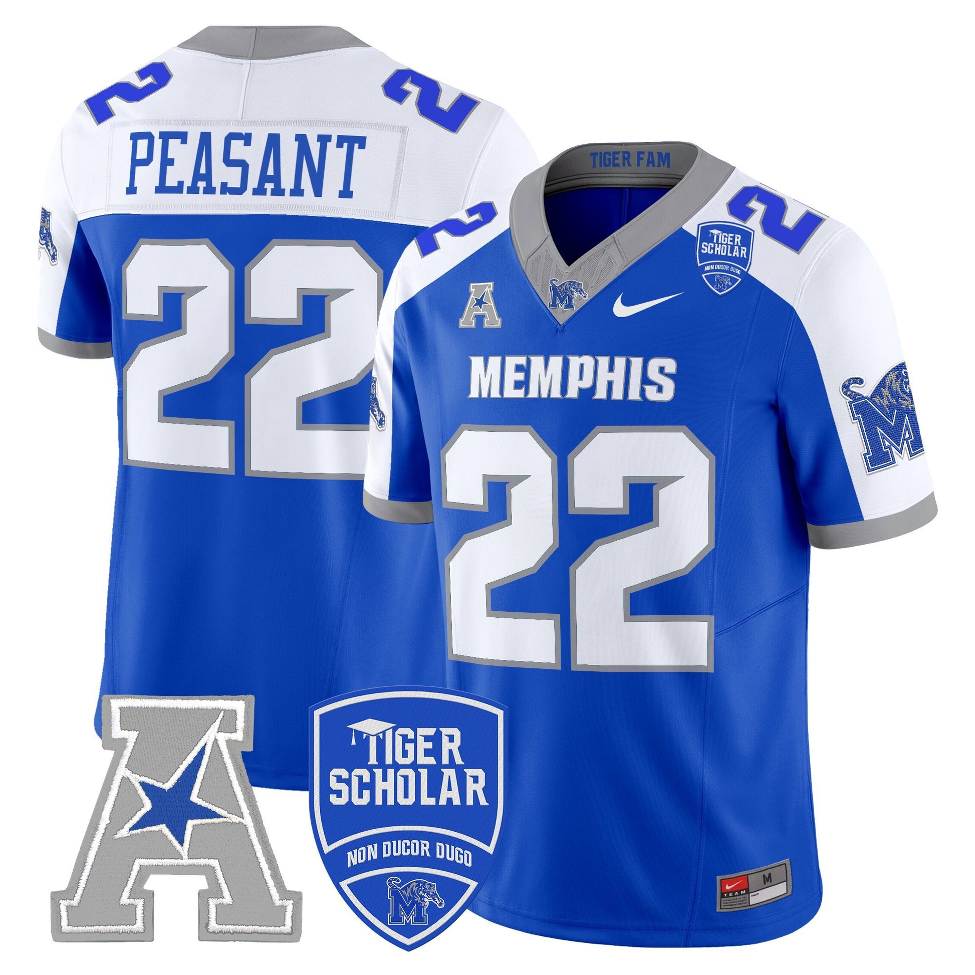 Men's Memphis Tigers 2025 Vapor Limited Jersey - All Stitched
