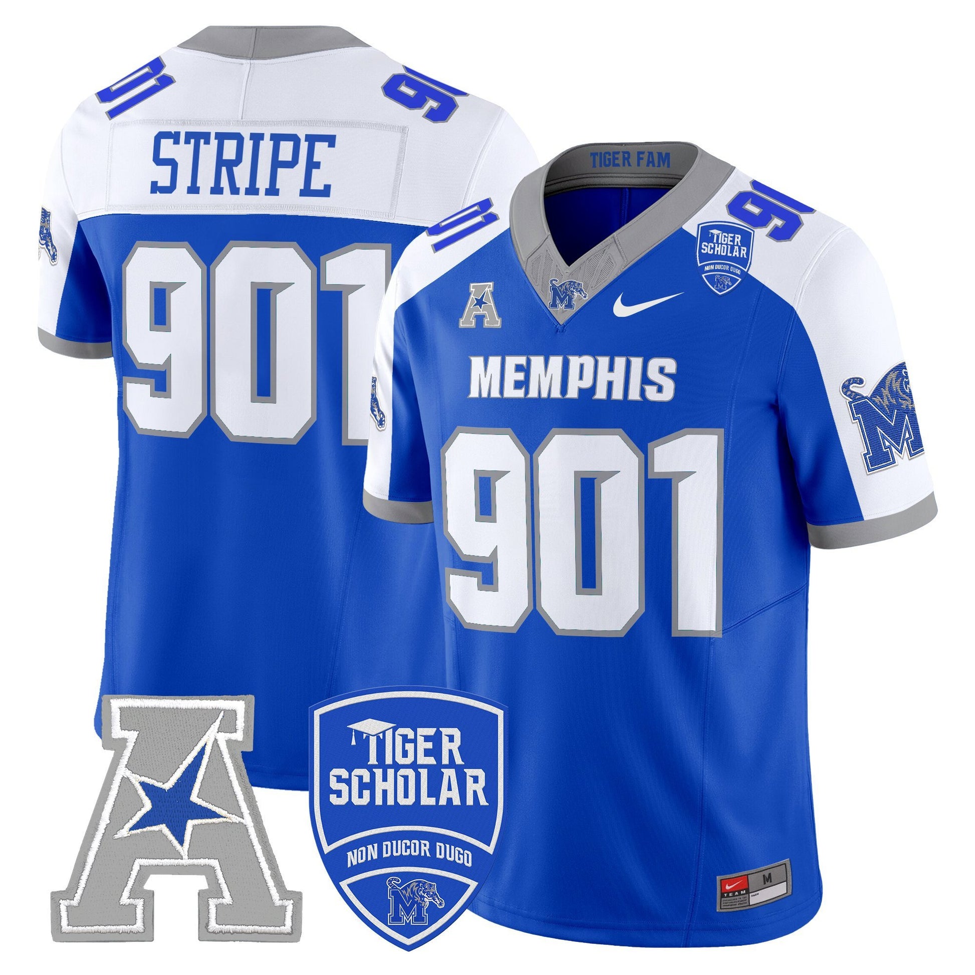 Men's Memphis Tigers 2025 Vapor Limited Jersey - All Stitched