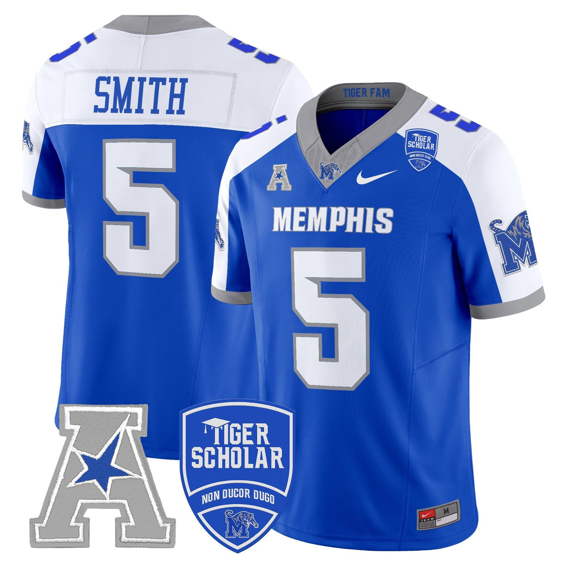 Men's Memphis Tigers 2025 Vapor Limited Jersey - All Stitched