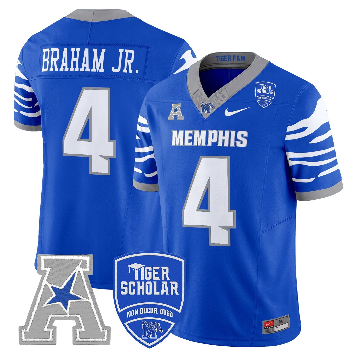Men's Memphis Tigers 2025 Vapor Limited Jersey - All Stitched