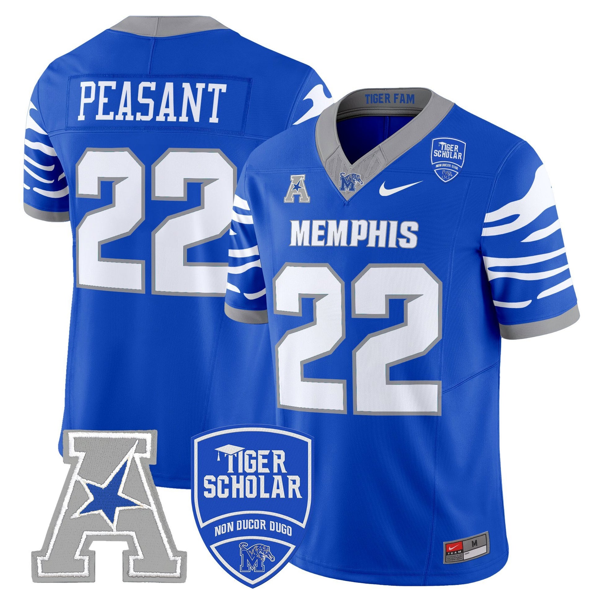 Men's Memphis Tigers 2025 Vapor Limited Jersey - All Stitched