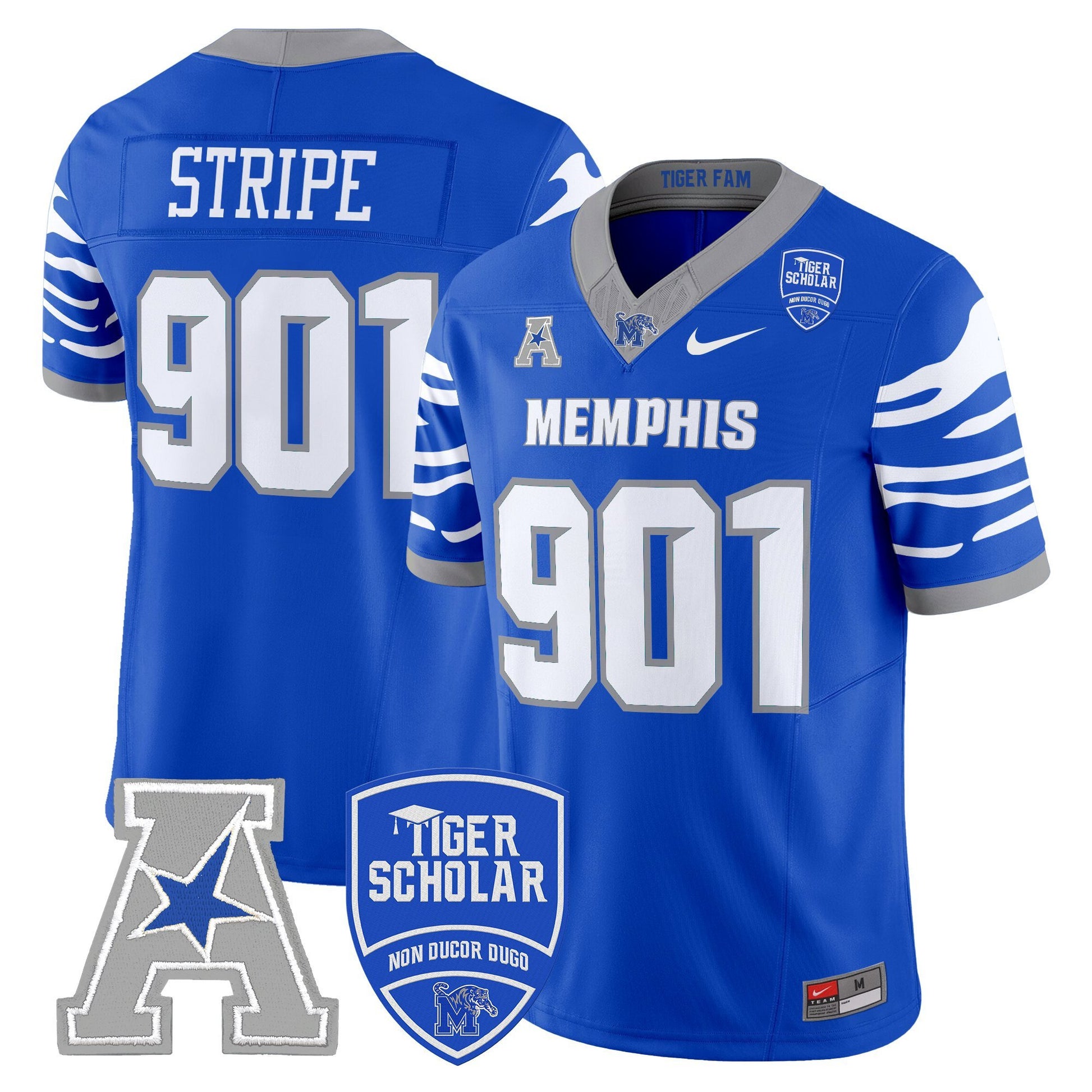 Men's Memphis Tigers 2025 Vapor Limited Jersey - All Stitched