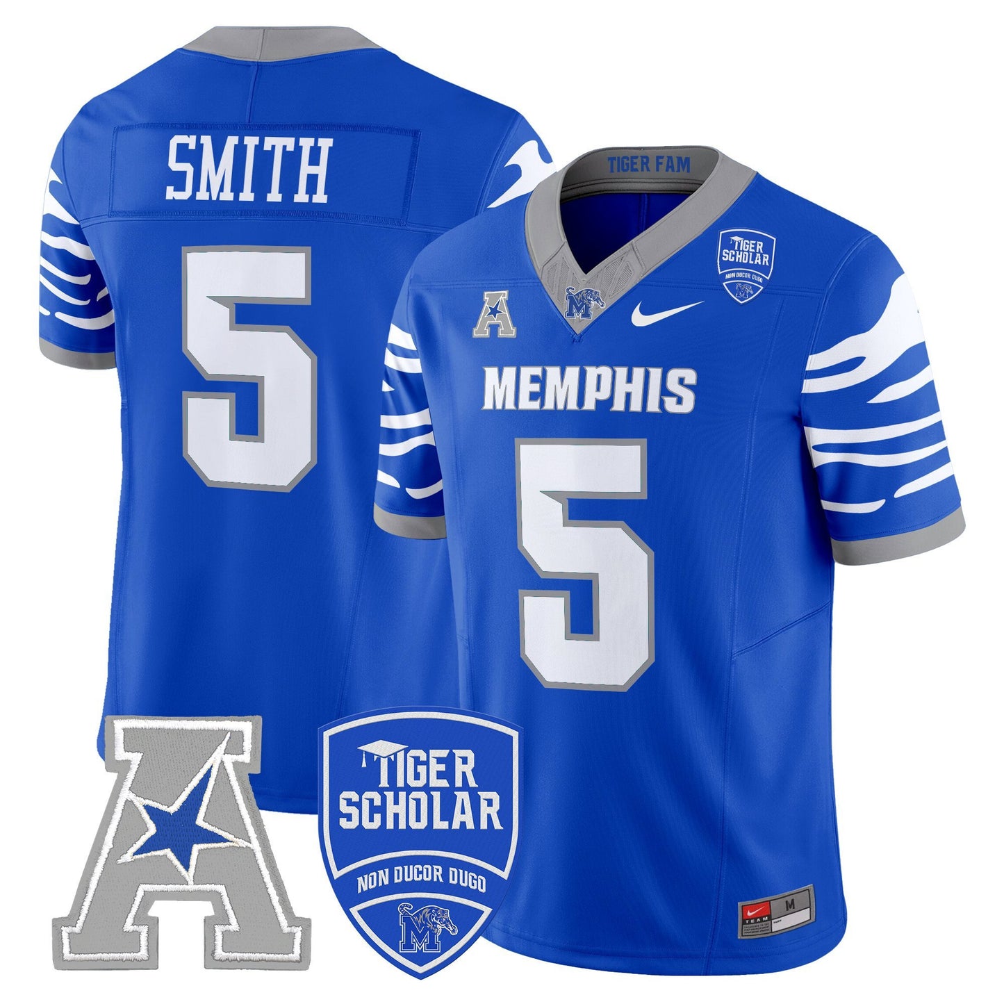 Men's Memphis Tigers 2025 Vapor Limited Jersey - All Stitched