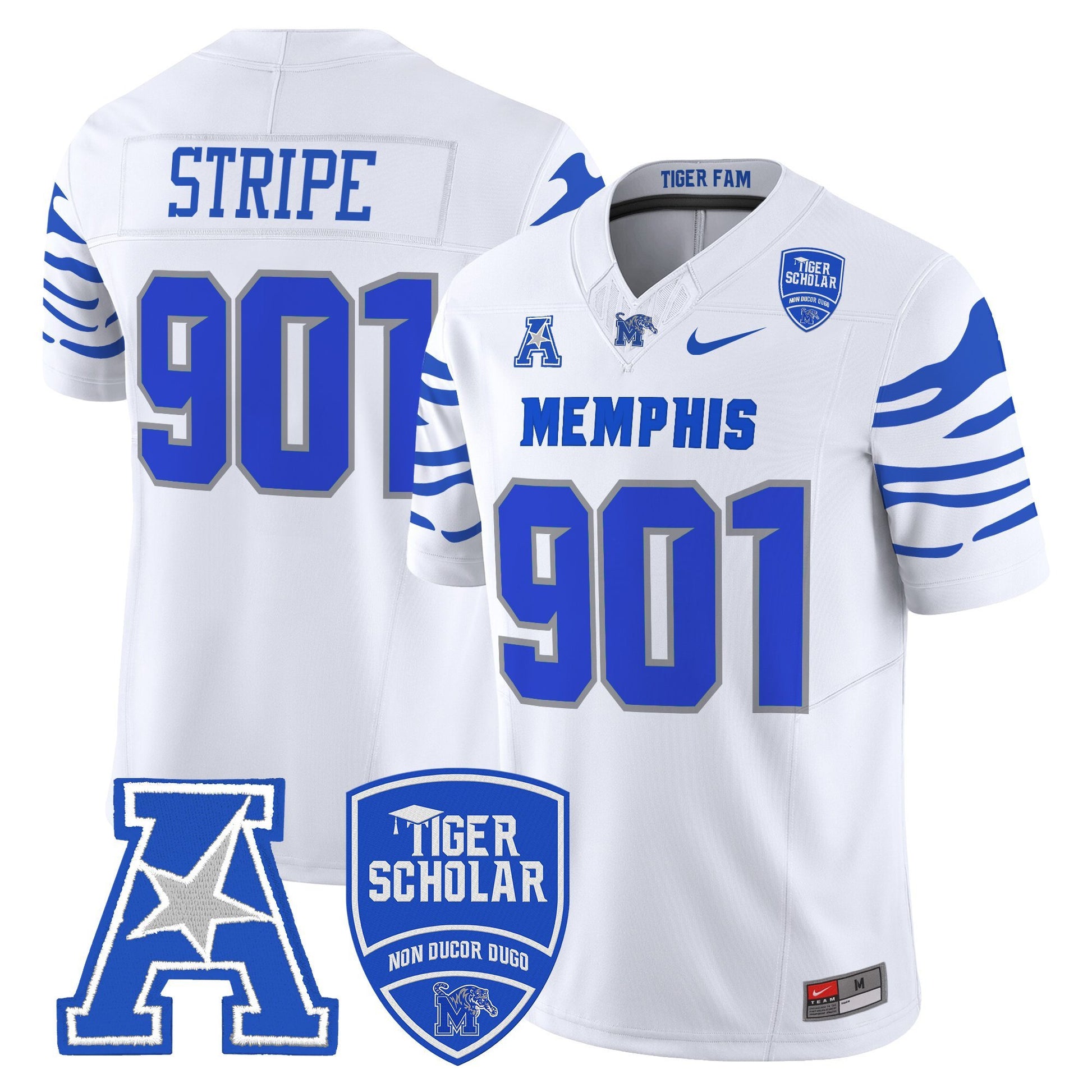 Men's Memphis Tigers 2025 Vapor Limited Jersey - All Stitched