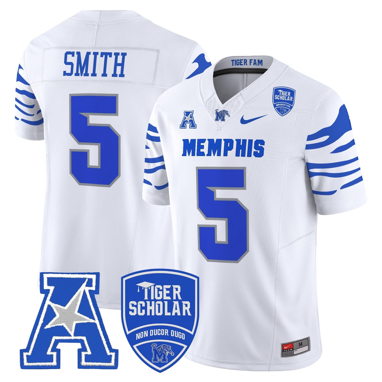 Men's Memphis Tigers 2025 Vapor Limited Jersey - All Stitched