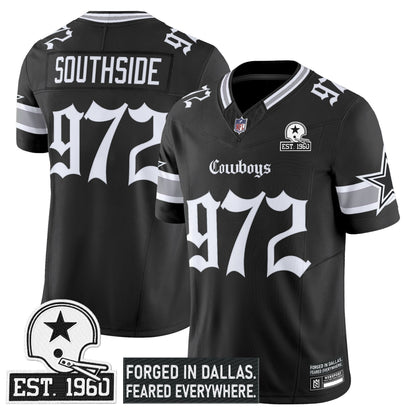Men's Dallas Cowboys 'Gothic Lone Star Edition' Vapor Limited Jersey - All Stitched