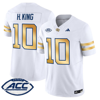 Men's Georgia Tech Yellow Jackets 2025 Vapor Limited Jersey - All stitched
