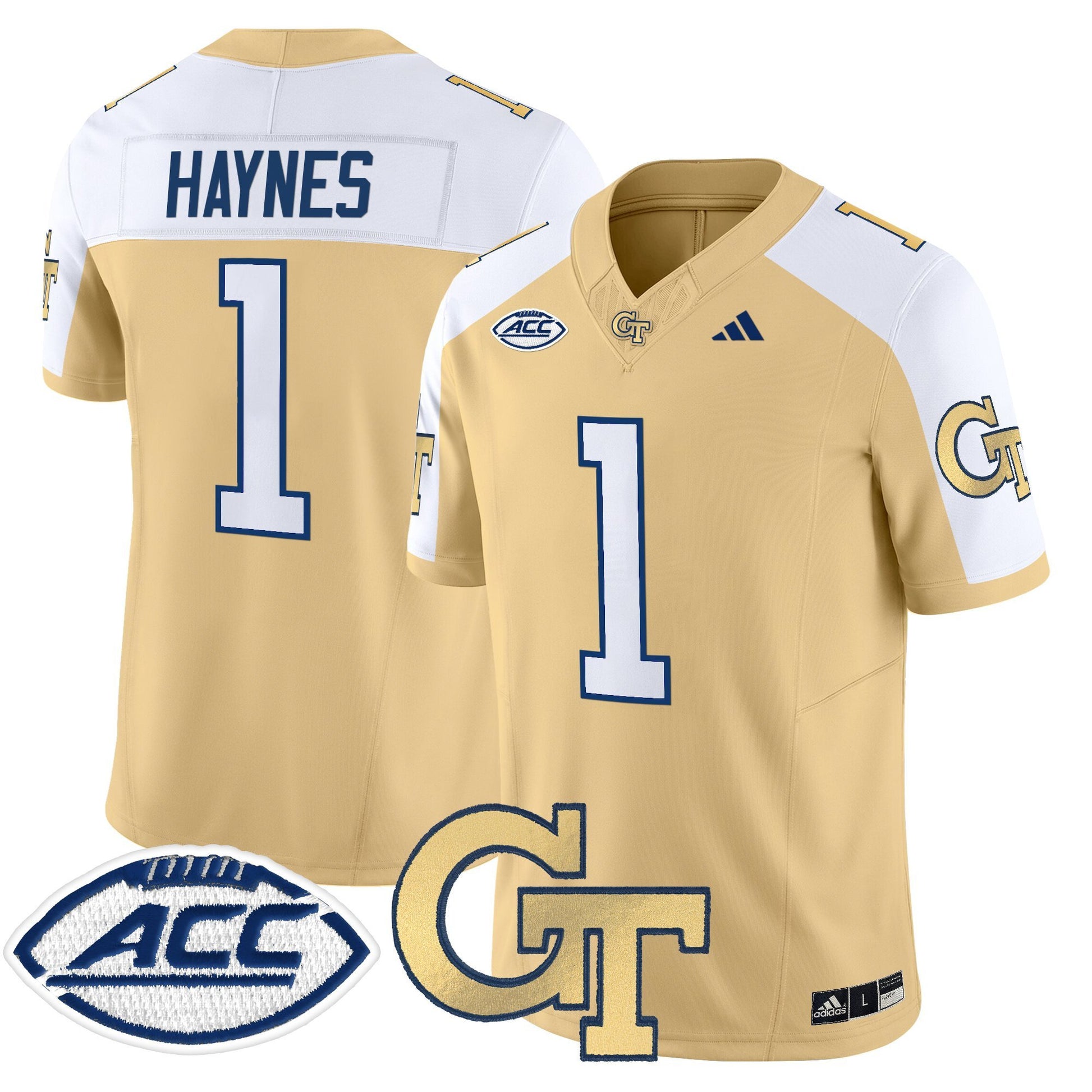 Men's Georgia Tech Yellow Jackets 2025 Vapor Limited Jersey - All stitched