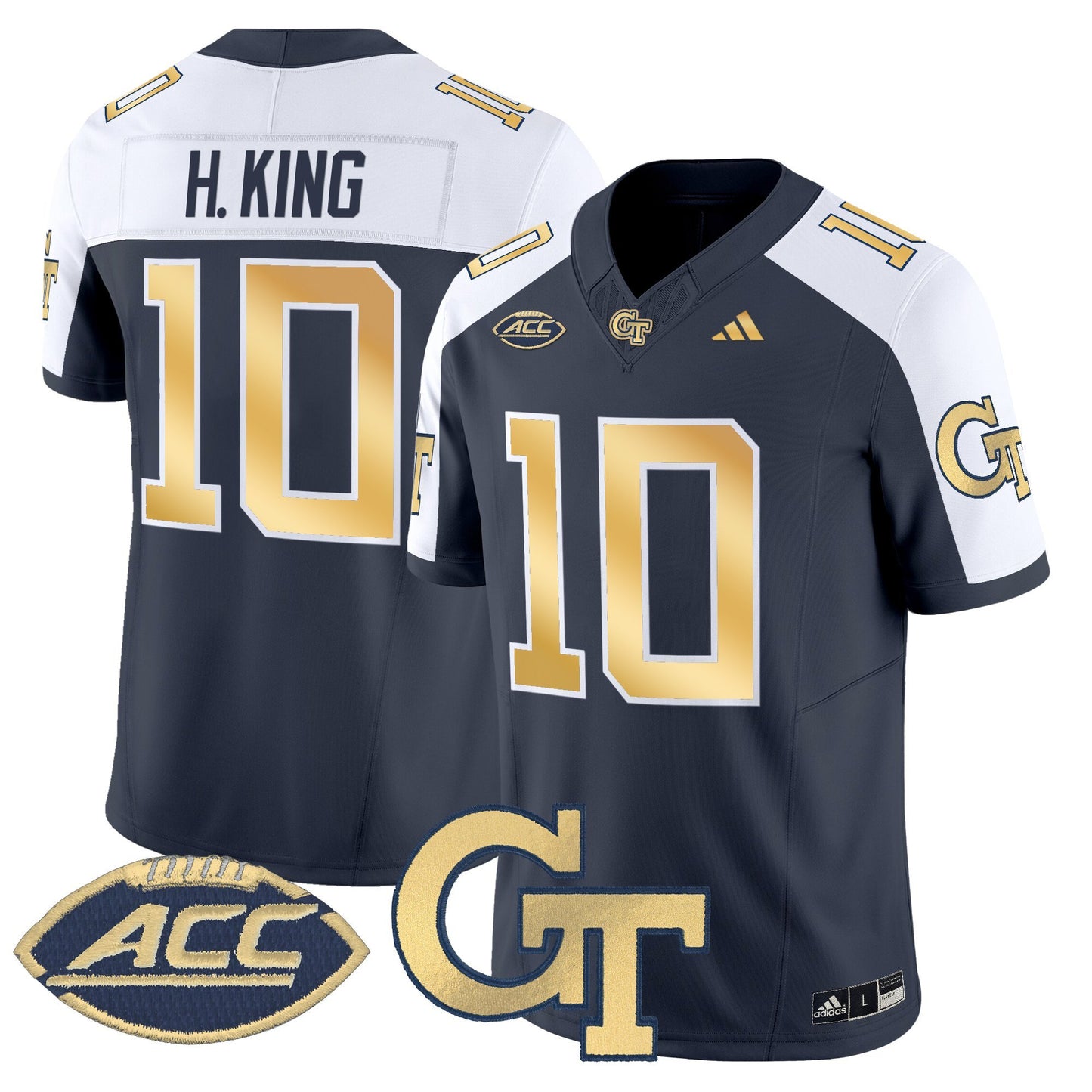 Men's Georgia Tech Yellow Jackets 2025 Vapor Limited Jersey - All stitched