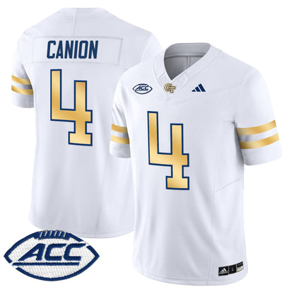 Men's Georgia Tech Yellow Jackets 2025 Vapor Limited Jersey - All stitched