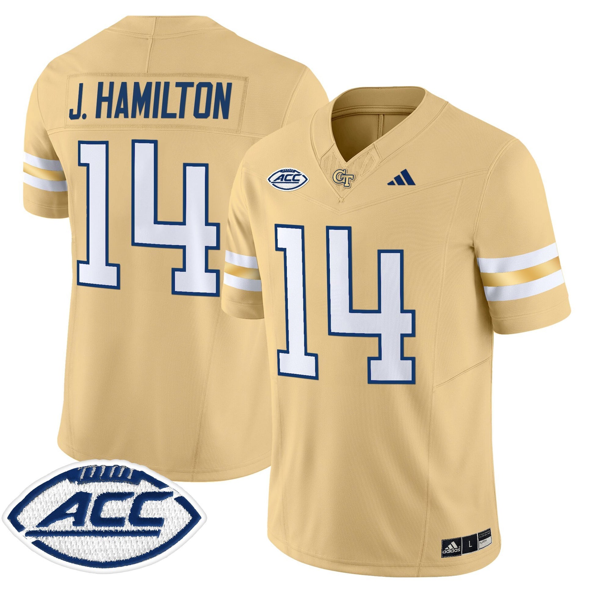 Men's Georgia Tech Yellow Jackets 2025 Vapor Limited Jersey - All stitched