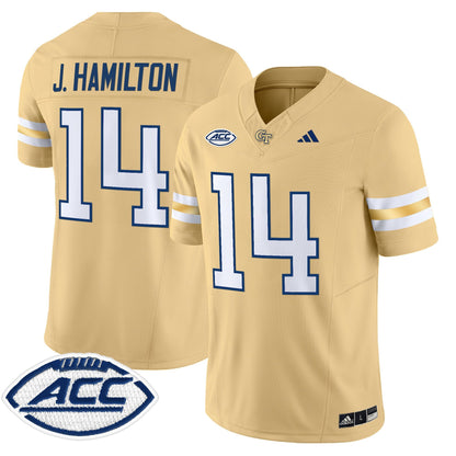Men's Georgia Tech Yellow Jackets 2025 Vapor Limited Jersey - All stitched