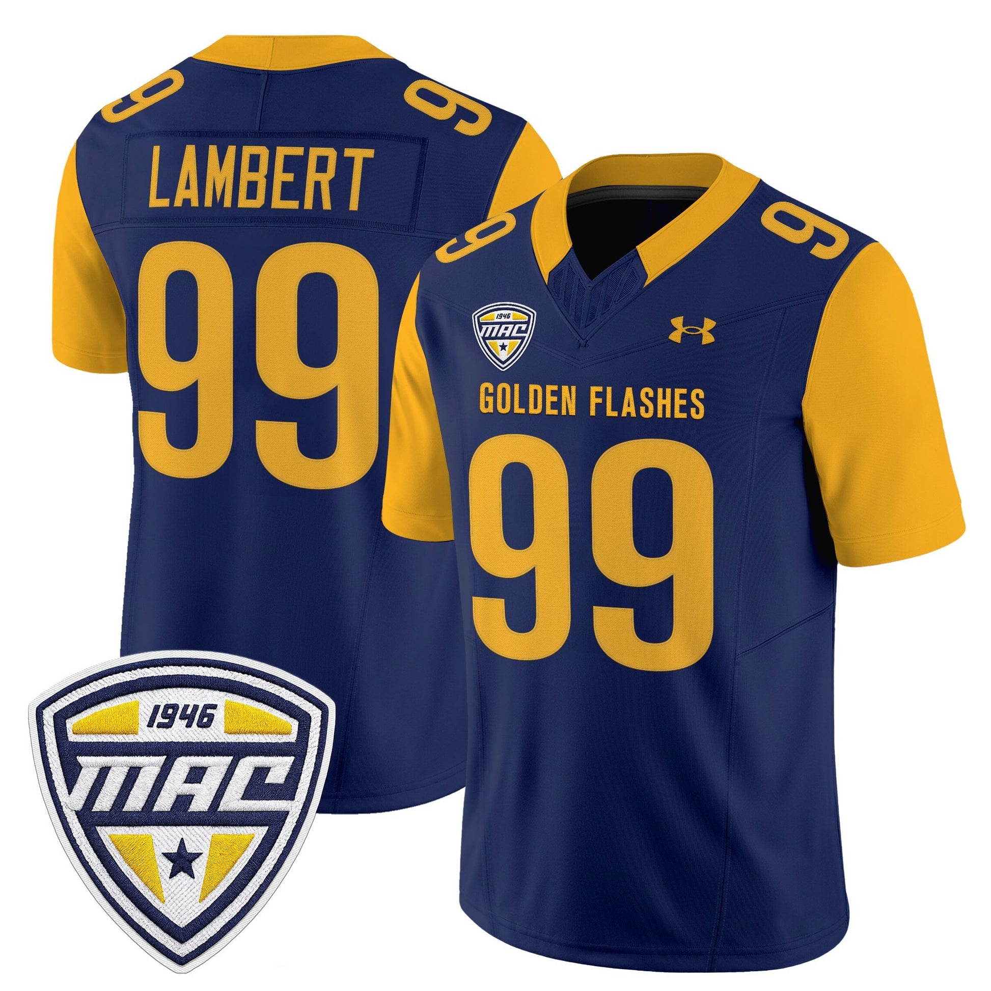 Men's Kent State Golden Flashes 2025 Vapor Limited Jersey - All Stitched