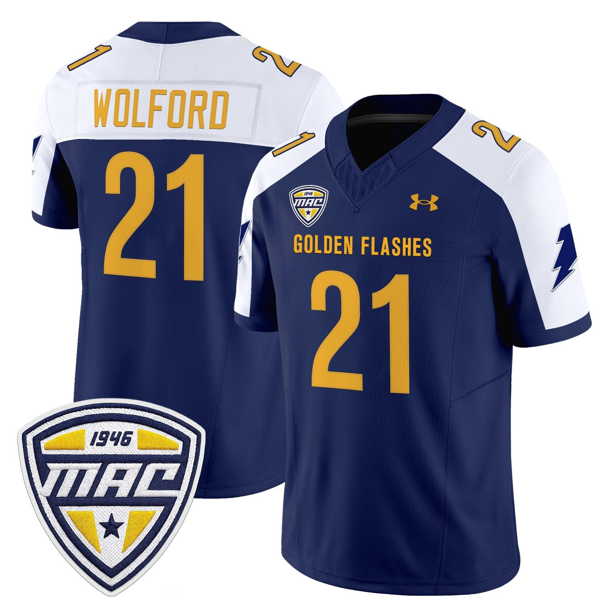 Men's Kent State Golden Flashes 2025 Vapor Limited Jersey - All Stitched