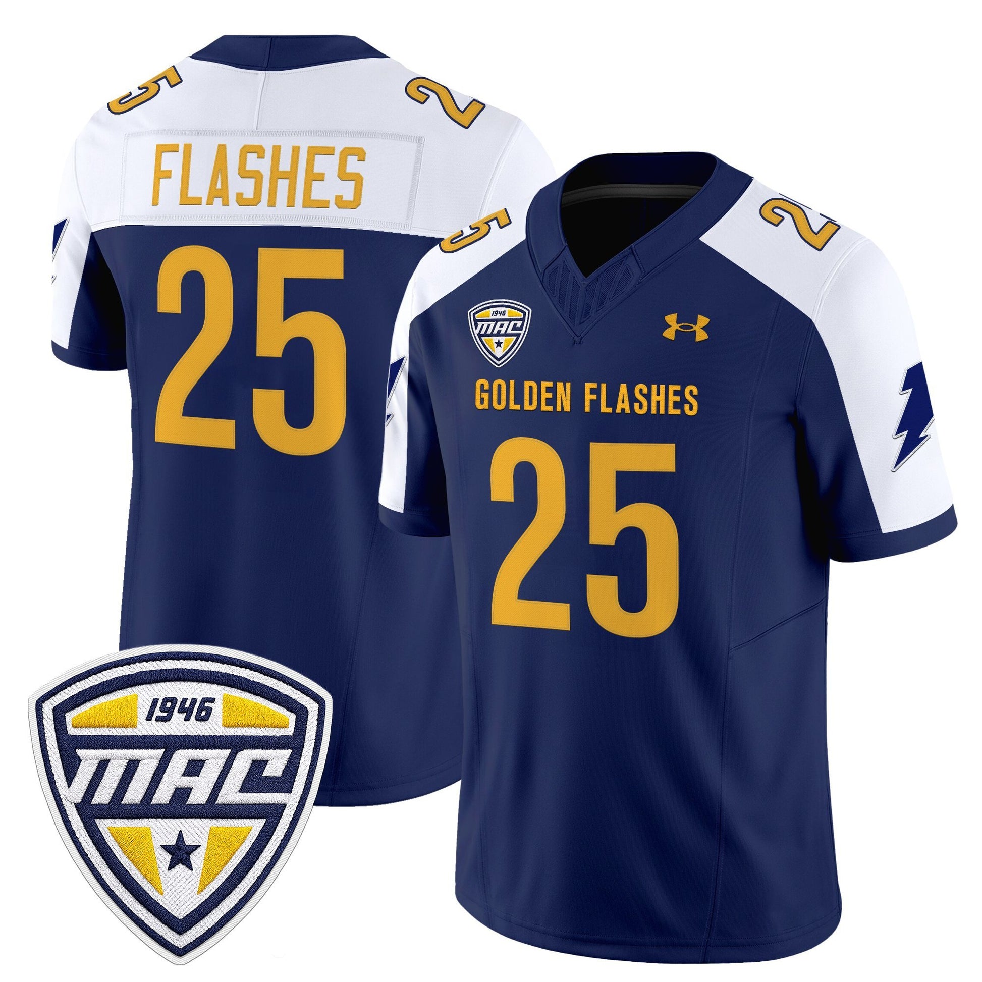 Men's Kent State Golden Flashes 2025 Vapor Limited Jersey - All Stitched