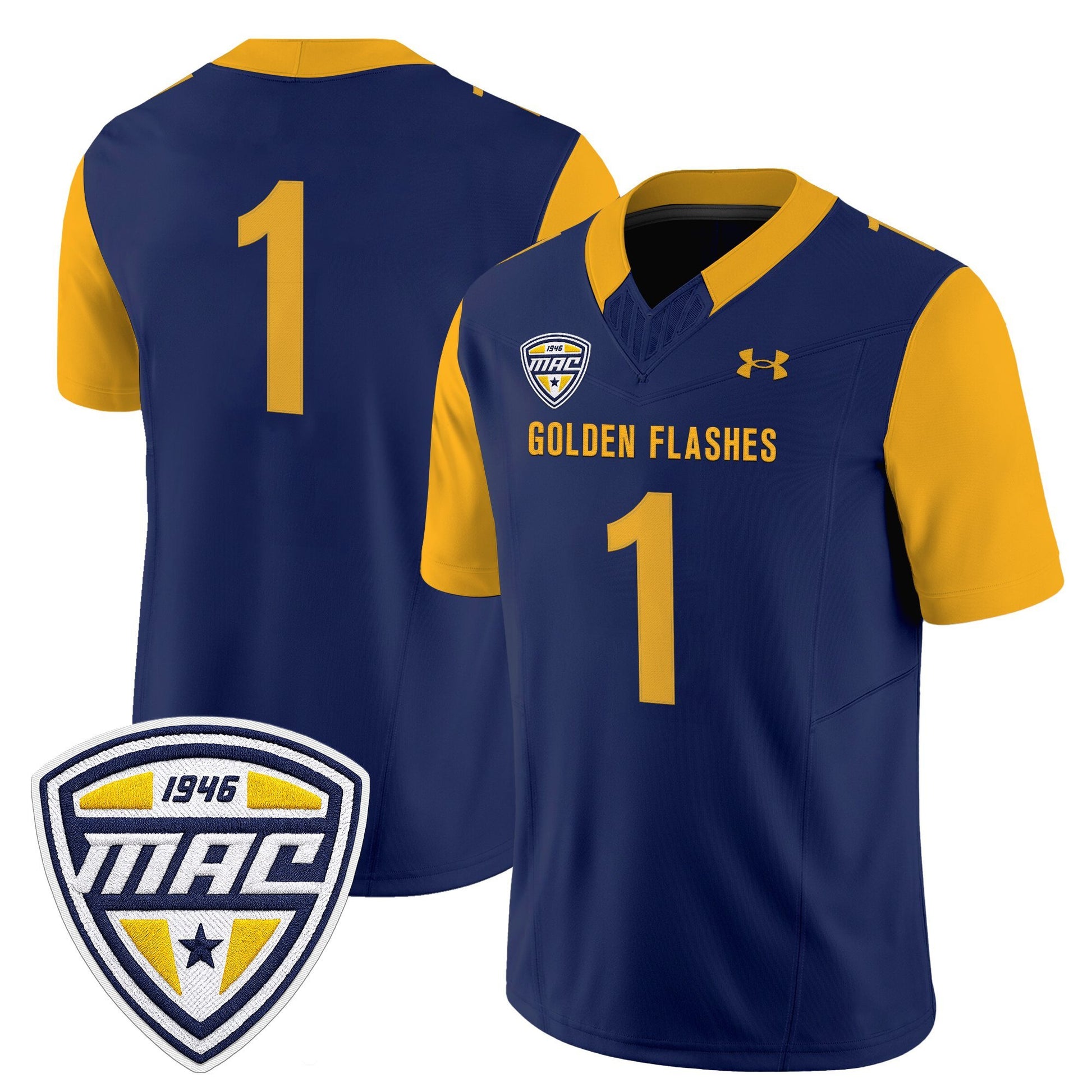 Men's Kent State Golden Flashes 2025 Vapor Limited Jersey - All Stitched