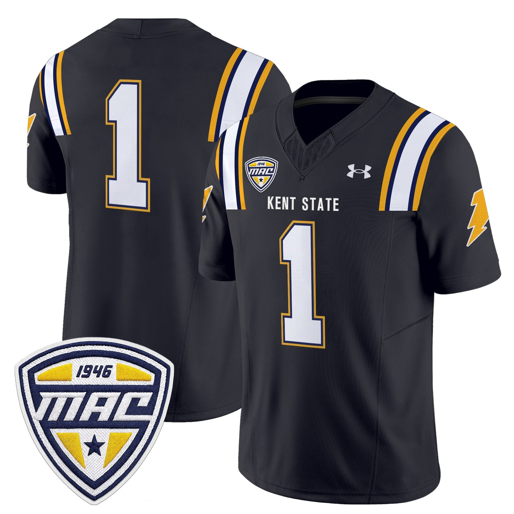 Men's Kent State Golden Flashes 2025 Vapor Limited Jersey - All Stitched
