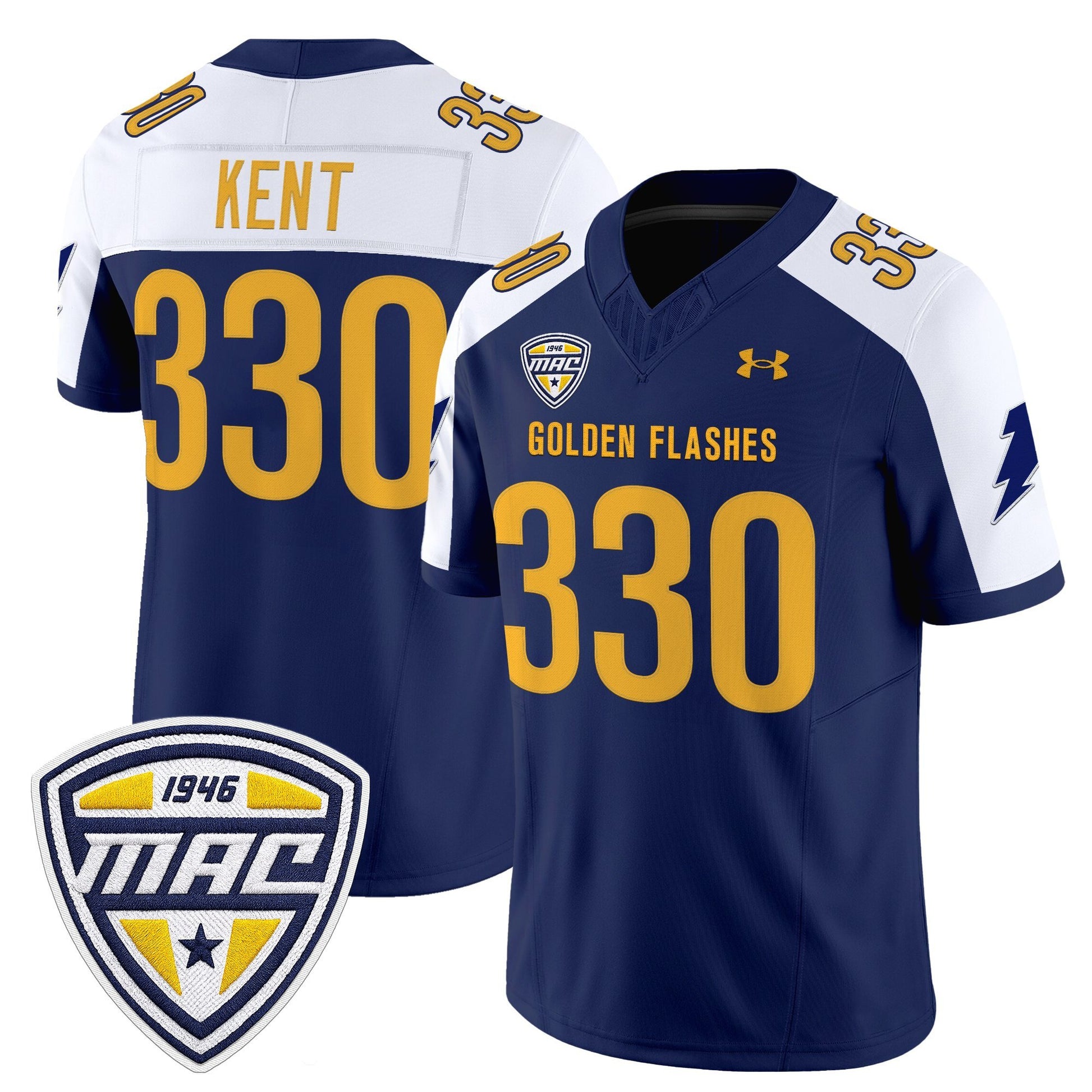 Men's Kent State Golden Flashes 2025 Vapor Limited Jersey - All Stitched