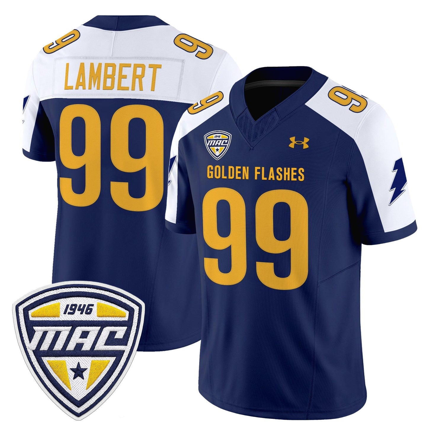 Men's Kent State Golden Flashes 2025 Vapor Limited Jersey - All Stitched