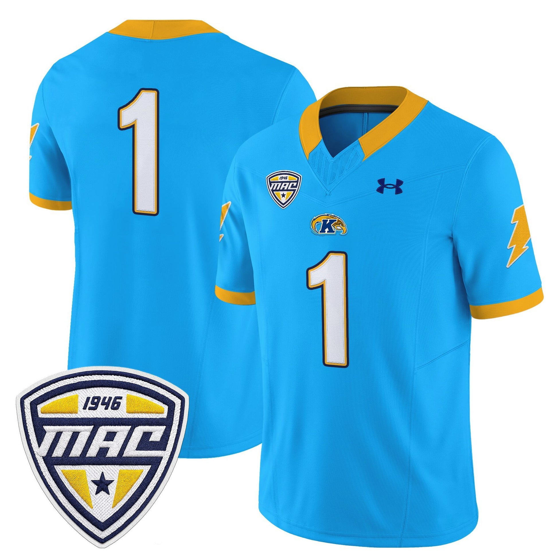 Men's Kent State Golden Flashes 2025 Vapor Limited Jersey - All Stitched